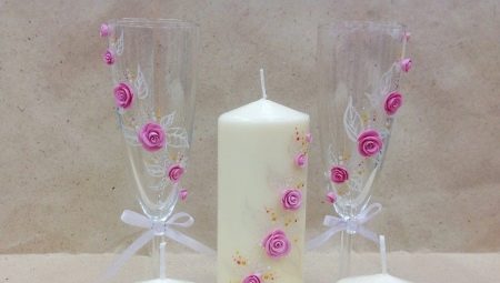 Как своими руками украсить свечи на свадьбу?