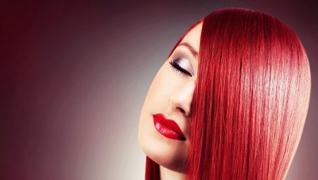 Гранатовый цвет волос: виды оттенков, советы по окрашиванию и уходу
