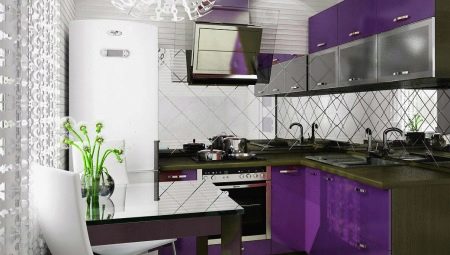 Дизайн кухни 5 кв. м с холодильником в «хрущевке»