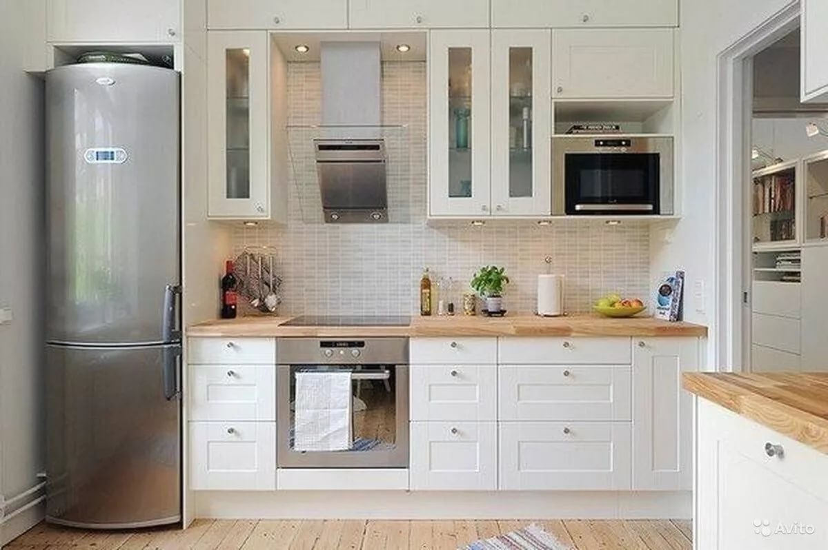 Холодильник На Кухне Дизайн Идеи В Интерьере