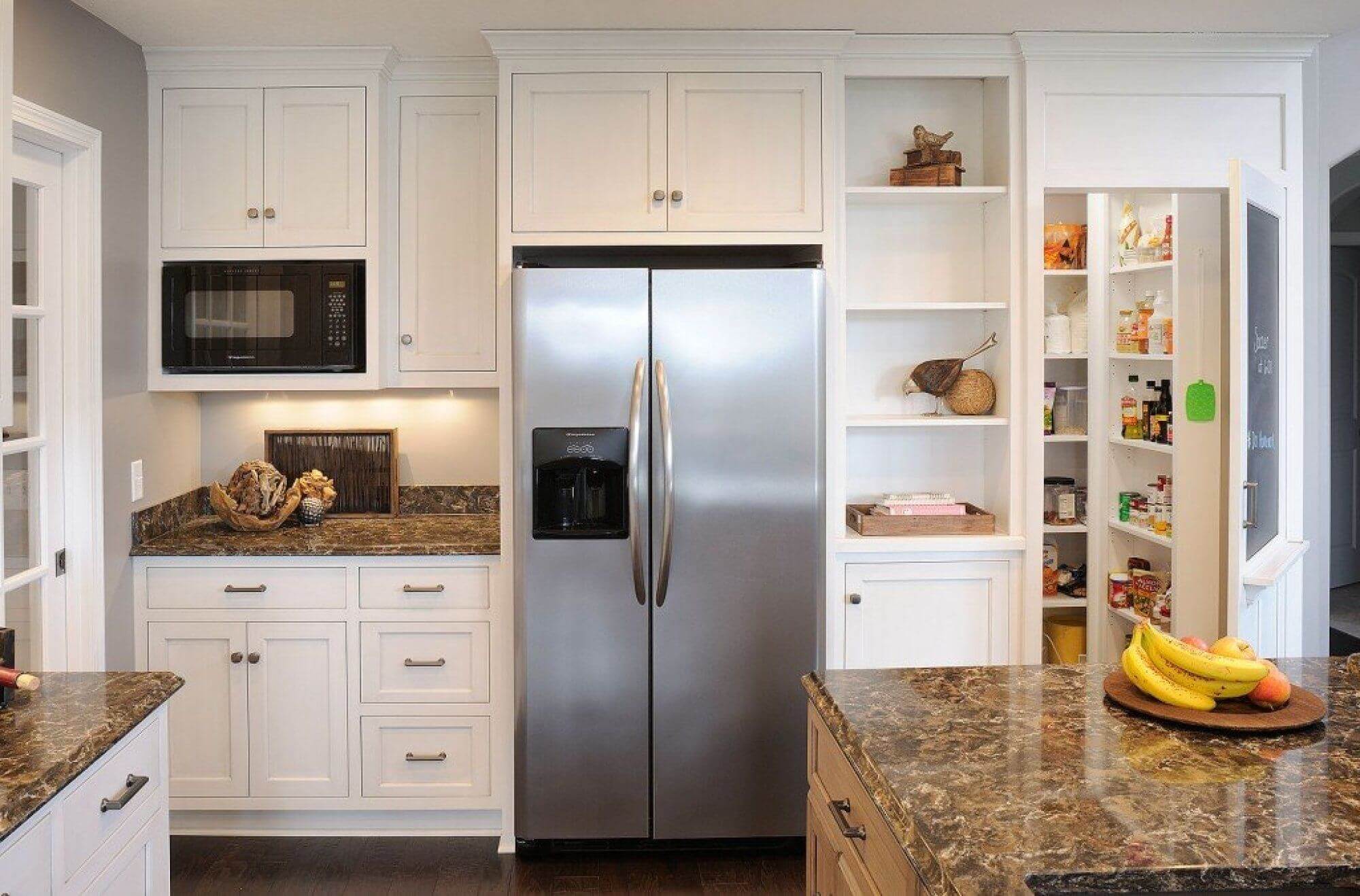 Холодильник На Кухне Дизайн Идеи В Интерьере