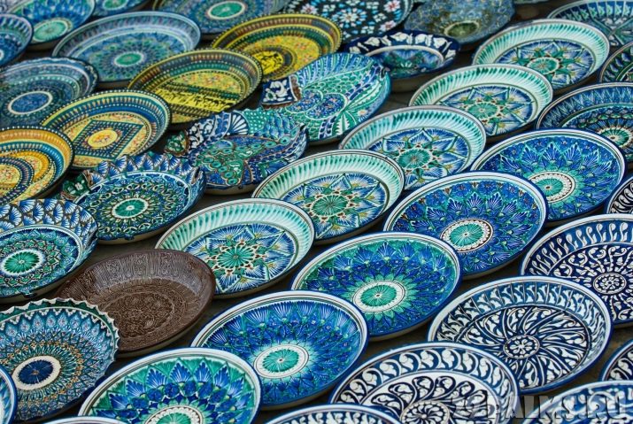 Ляганы (23 фото): особенности узбекских тарелок для плова. Почему блюдо так называется? Что такое риштанская керамика?