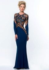 Вечернее платье от Terani Couture с кружевным верхом