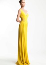 Вечернее платье желтое от Rani Zakhem