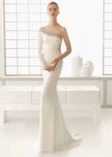 Свадебное платье 2016 с одним рукавом
