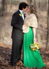 Свадьба в зеленом стиле