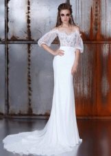 Свадебное простое платье
