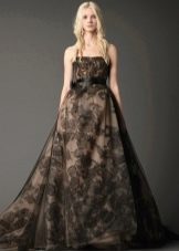 Свадебное платье от Веры Вонг из коллекции 2012 черное