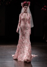 Свадебное платье от Naeem Khan розовое