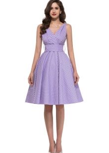 Нежно-фиолетовое платье