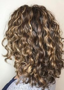 Окрашивание кудрявых волос (28 фото): в какой цвет можно покрасить короткие и длинные волосы? Окраска локонов средней длины, модные тенденции