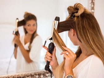 Укладка на щипцы на средние волосы в домашних условиях