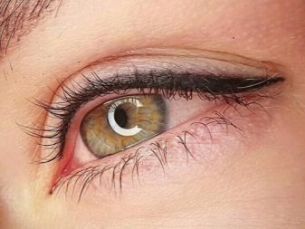 Перманентный макияж глаз между ресницами