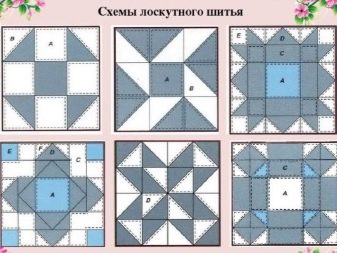 Лоскутное одеяло из треугольников схемы