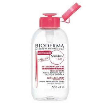 Мицеллярной водой bioderma для снятия макияжа