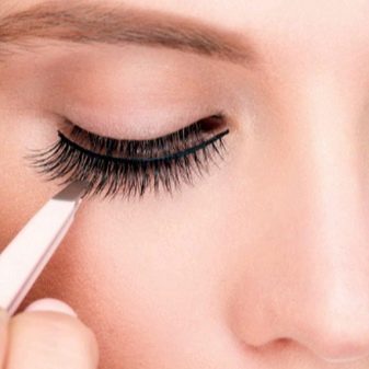 Как правильно клеить ресницы для макияжа