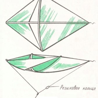 Как привязывать воздушного змея треугольник