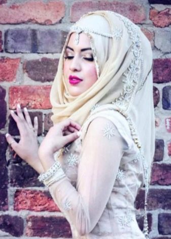 Свадебное платье мусульманское с хиджабом