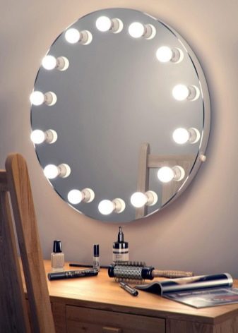 Как сделать подсветку зеркала для макияжа