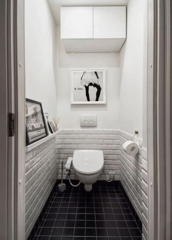 Туалет В Черно Белых Тонах Фото