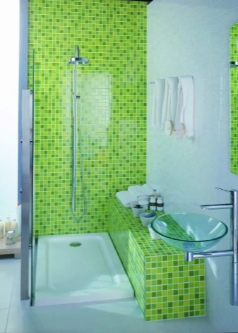 Мозаичная плитка: модели для ванной и санузла, зеркальная и керамическая мозаика, варианты отделки