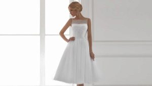 Свадебное платье длины миди