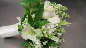 Бело-зеленый букет для невесты: варианты оформления и нюансы выбора
