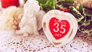 Какое название у годовщины свадьбы через 35 лет и что на нее дарят?