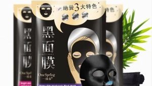 Черная тканевая маска на лицо: свойства и правила использования