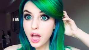 Зеленая краска для волос: особенности и секреты использования