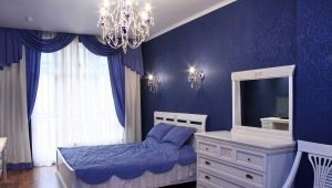 Варианты оформления спальни в синих тонах