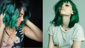 Зеленый цвет волос: как выбрать оттенок и добиться нужного тона?