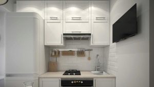 Интересные варианты дизайна кухни 6 кв. м с холодильником