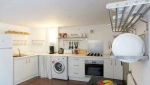 Кухня со стиральной машиной: плюсы и минусы, размещение
