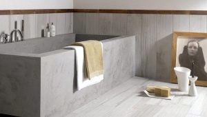 Бетонные ванны: плюсы и минусы, примеры в интерьере