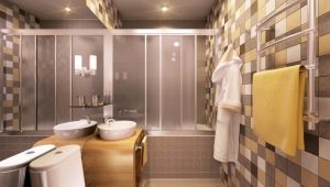 Дизайн интерьера ванной комнаты 3 кв. м