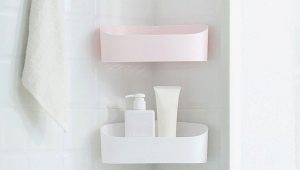 Пластиковые полки для ванной: разновидности, рекомендации по выбору
