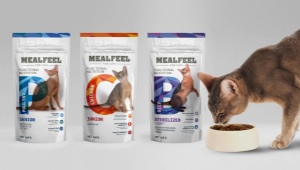 Обзор кормов для кошек и котов Mealfeel