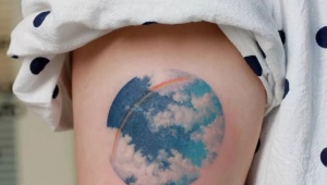Татуировка с изображением неба