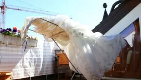 Как постирать свадебное платье?