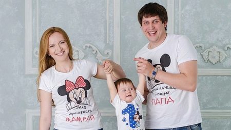 Семейные футболки с надписями