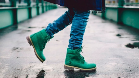 Зеленые ботинки