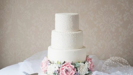 Идеи оформления тортов на жемчужную свадьбу
