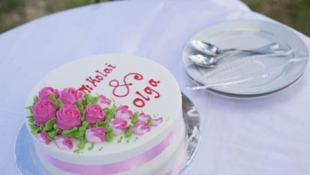 Одноярусный свадебный торт – лучшие идеи и советы по выбору