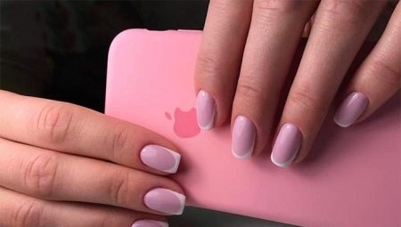 Розовый френч на ногтях: универсальность и изысканность