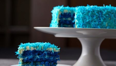 Свадебный торт в синем цвете: символика и интересные варианты