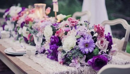 Свадьба в фиолетовых тонах: значение цвета и рекомендации по оформлению торжества 