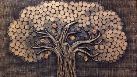Денежное дерево из монет: виды и этапы изготовления