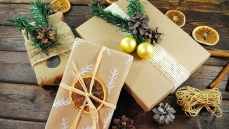 Как красиво и оригинально упаковать подарок в крафт-бумагу?