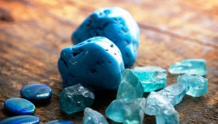 Голубые камни: виды, применение и уход